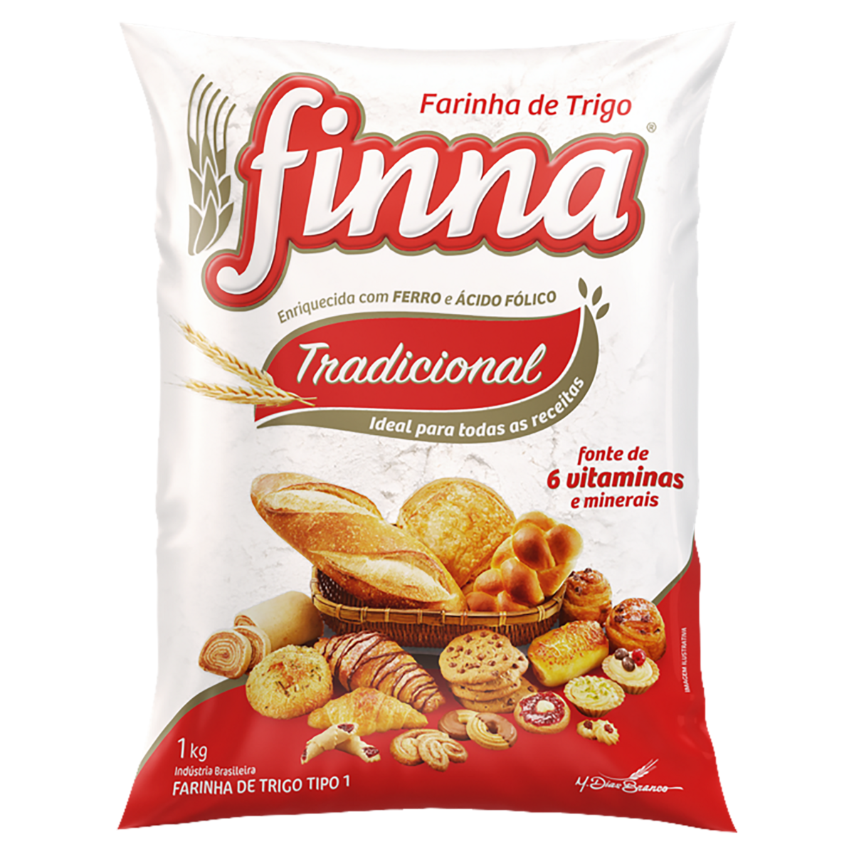 Farinha De Trigo Finna 1kg