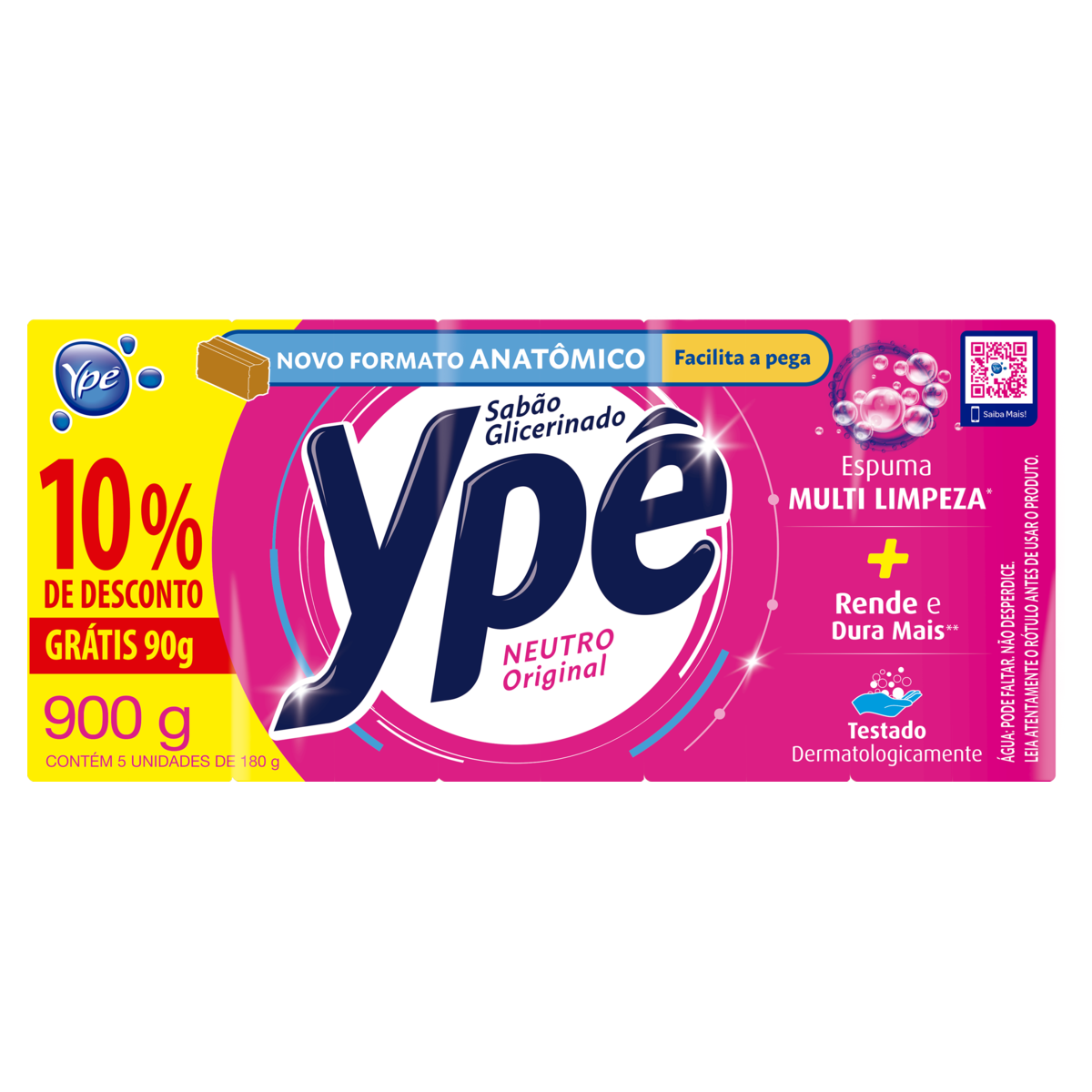 Sabao Barra Ype 5x180g 10% Desc