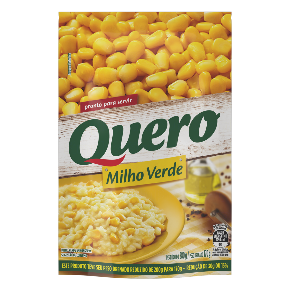 Milho Verde Quero Sc 170g