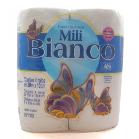 Papel Higienico Mili Bianco 30m C/4 Un