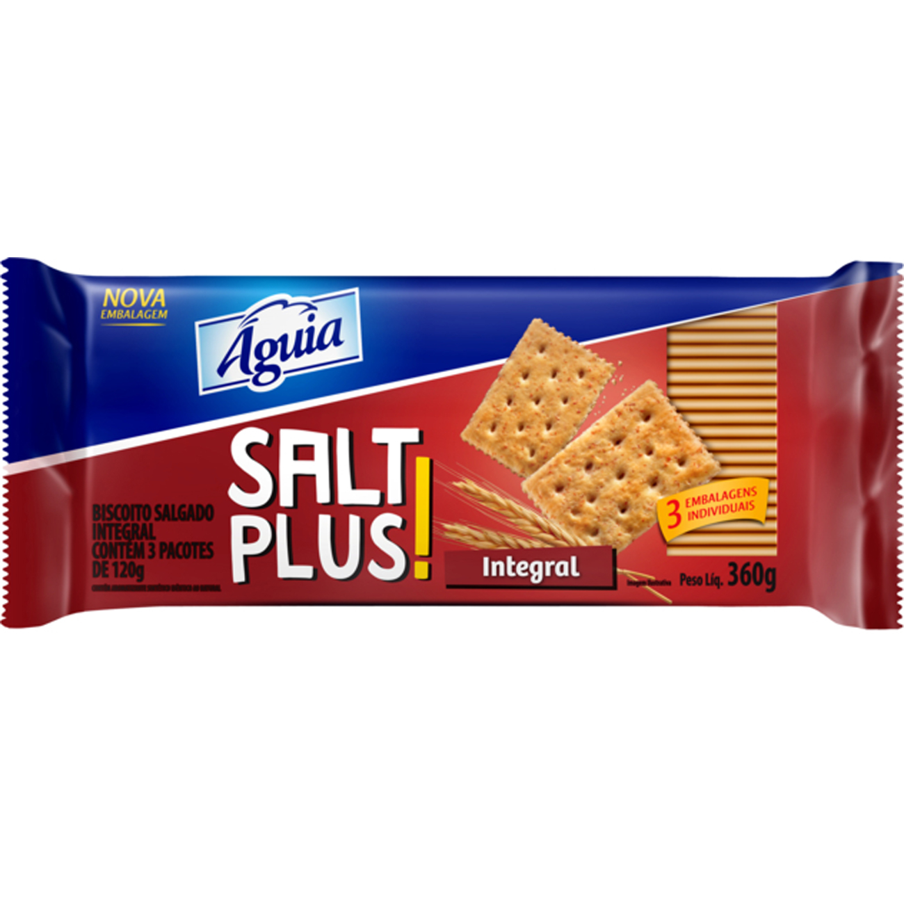 Biscoito Salt Plus 360g