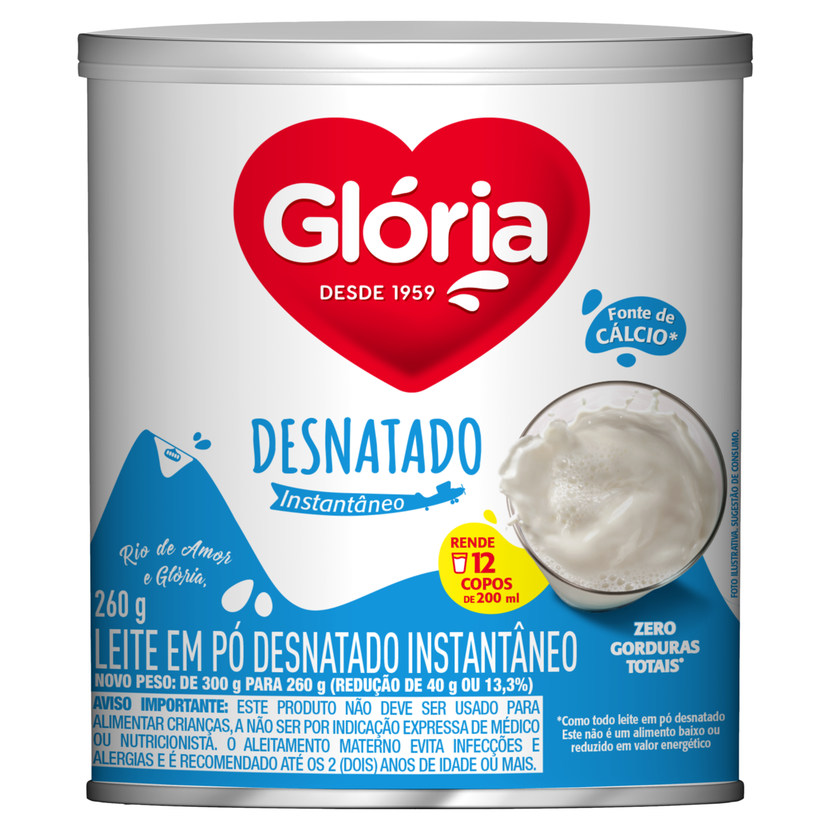Leite Po Gloria Lt 260g
