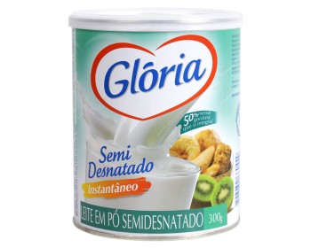 Leite Po Gloria Semi Desnatado Inst 300g