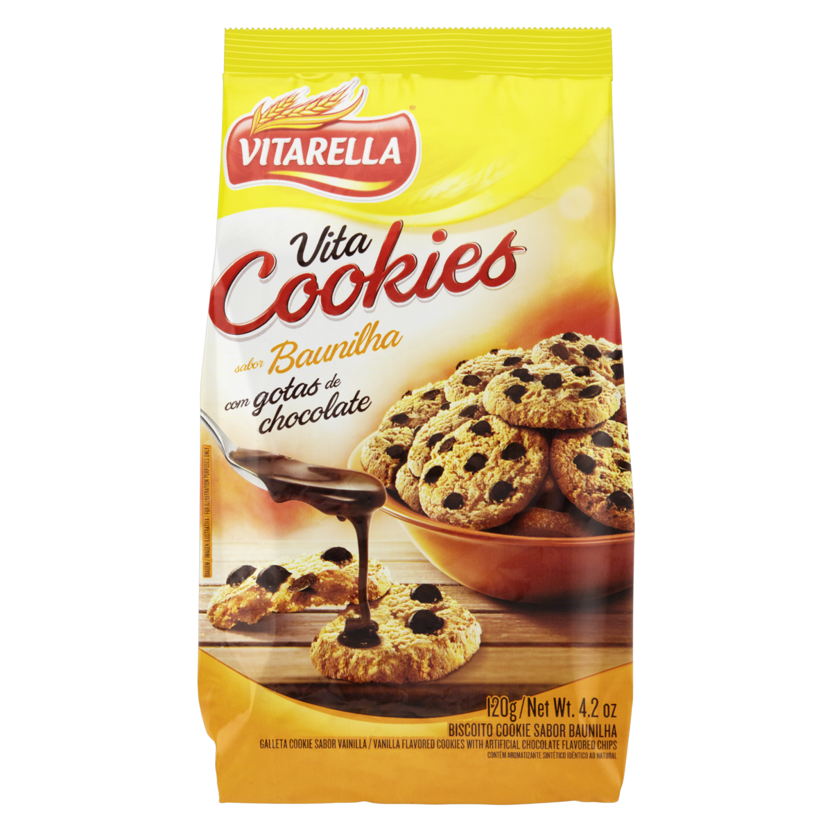 Biscoito Cookies Vitarella 120g