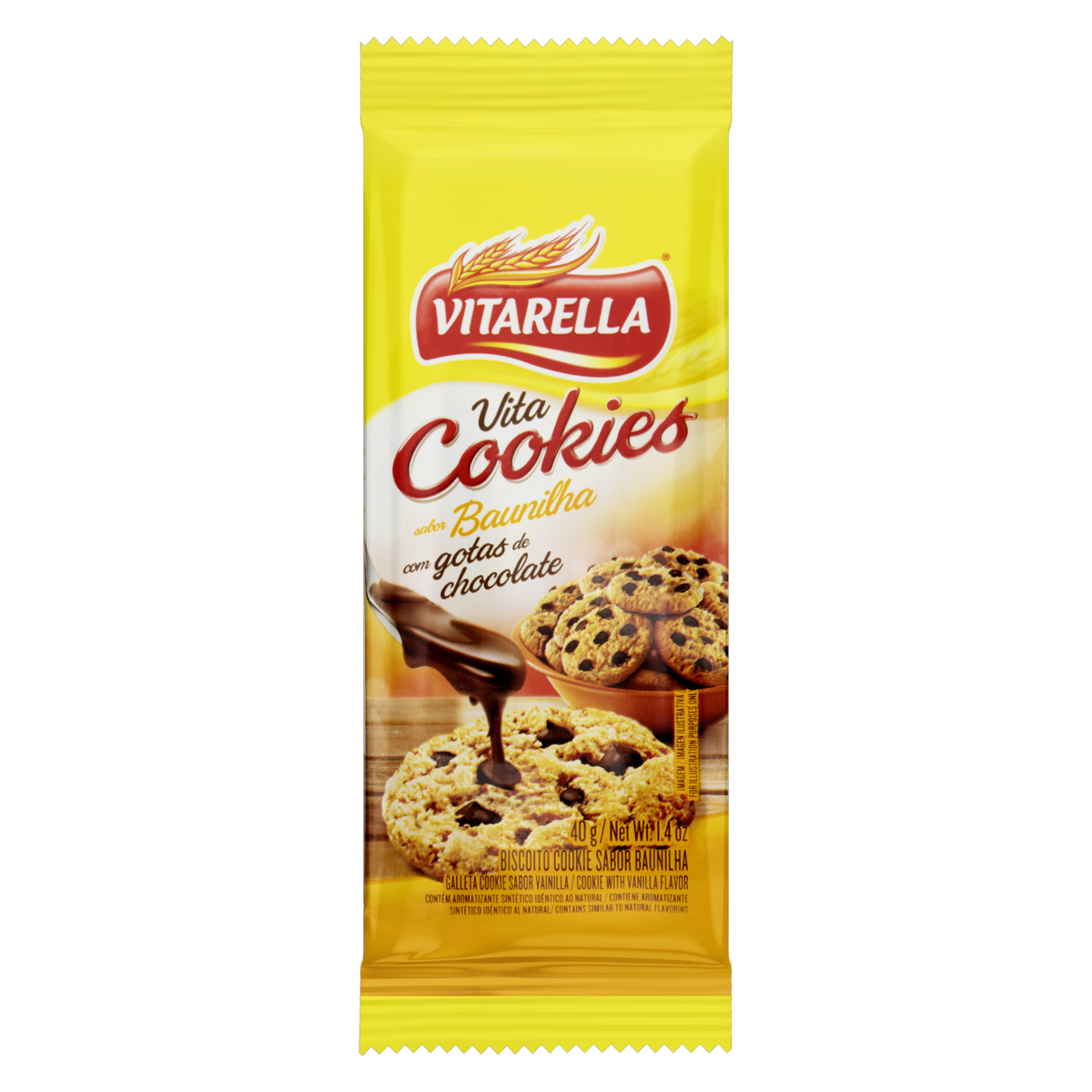 Biscoito Cookies Vitarella 40g