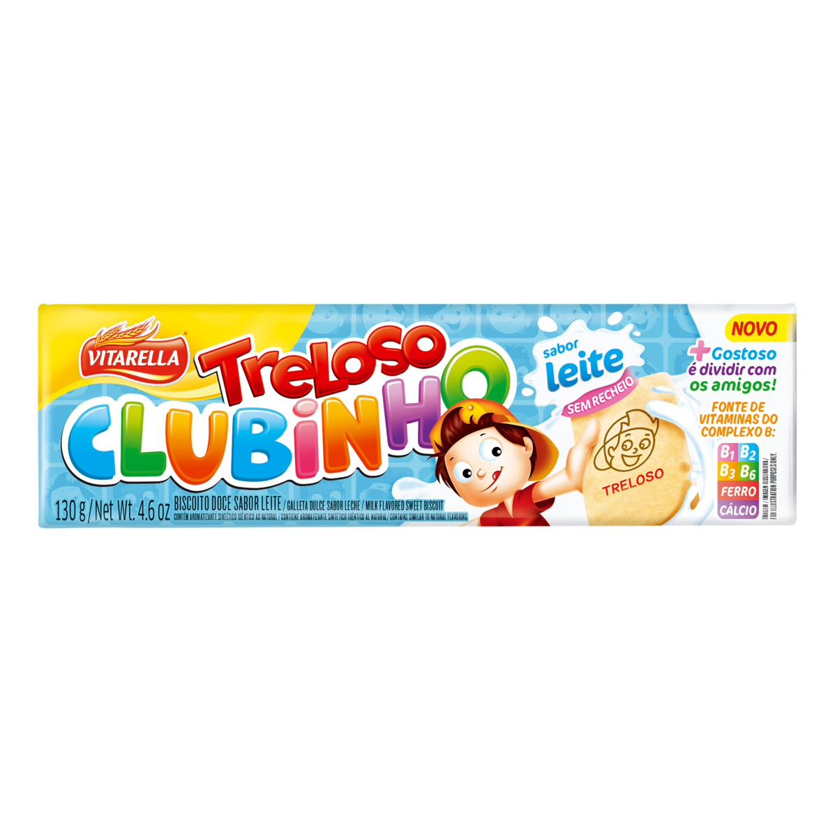 Biscoito Clubinho Treloso 130g