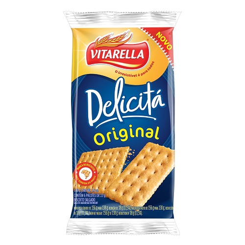 Biscoito Delicita Salgado 138g