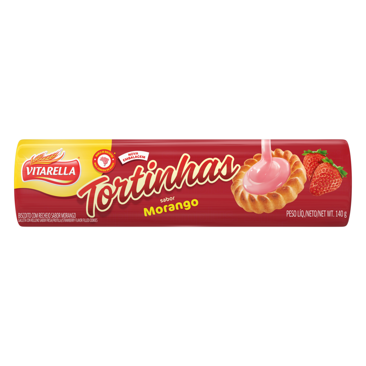 Biscoito Tortinha Vitarella 140g