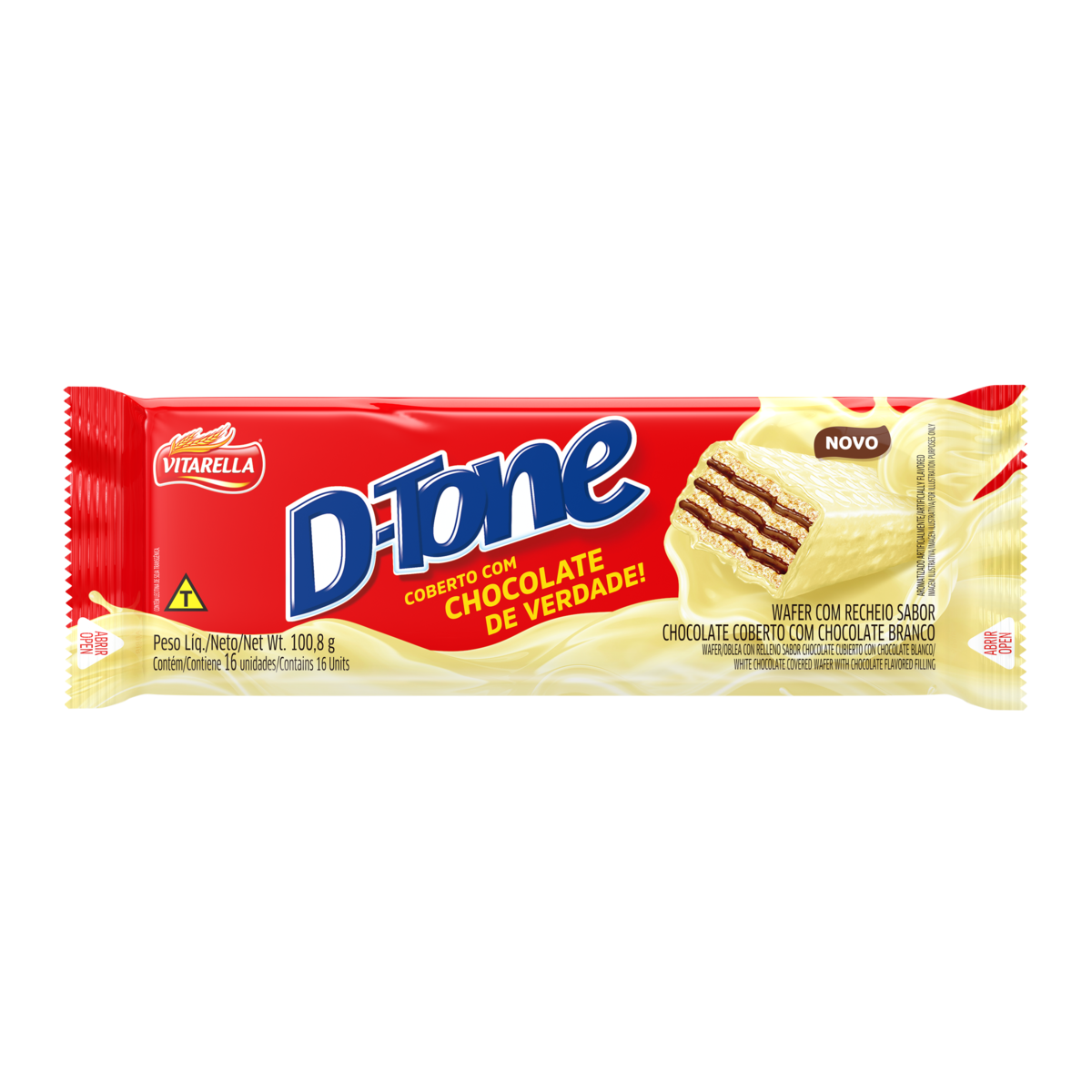 Biscoito Wafer Dtone Vitarella 100,8g