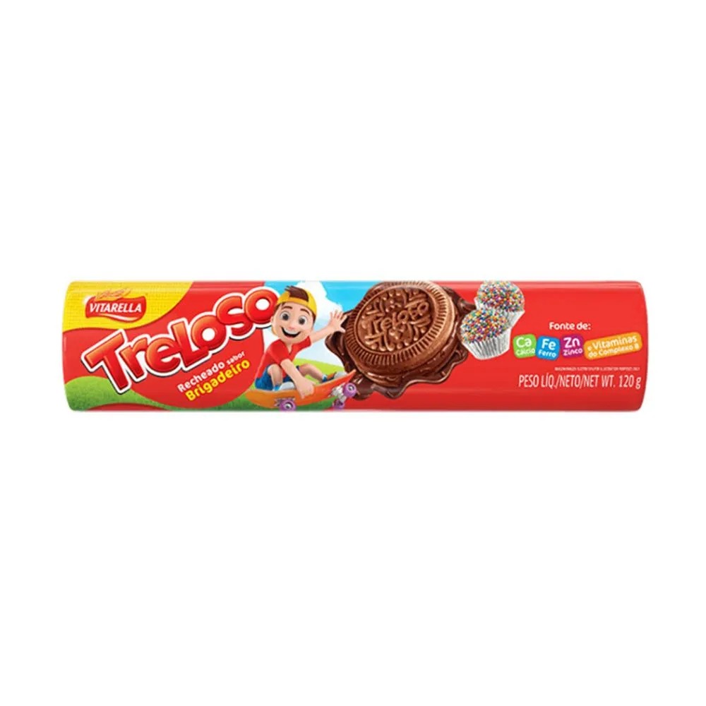 Biscoito Recheado Treloso 120g