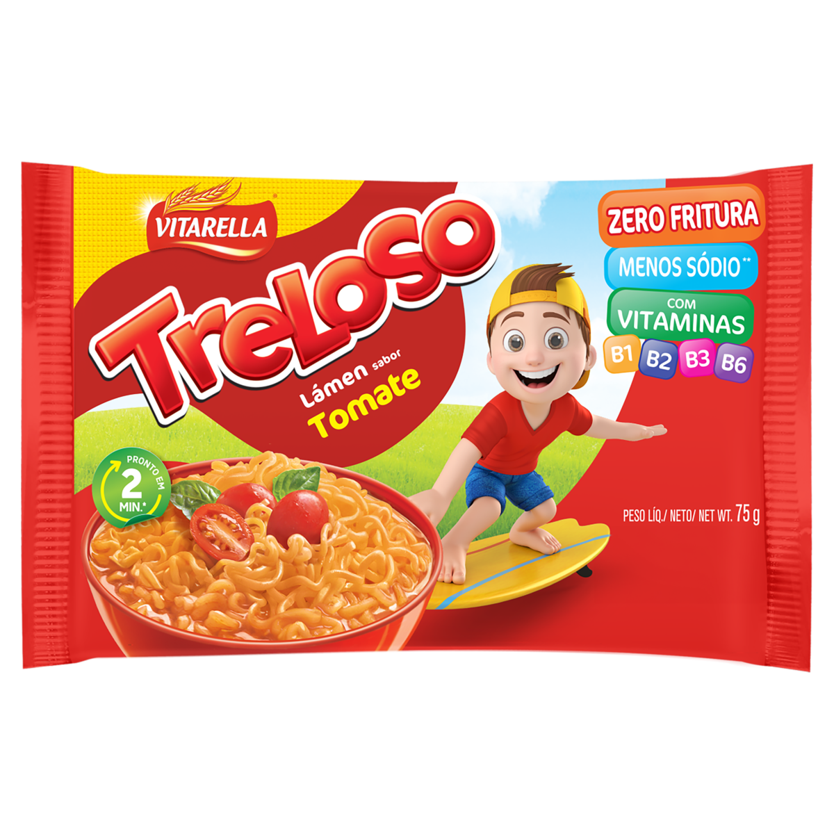 Macarrao Instantaneo Treloso 75g