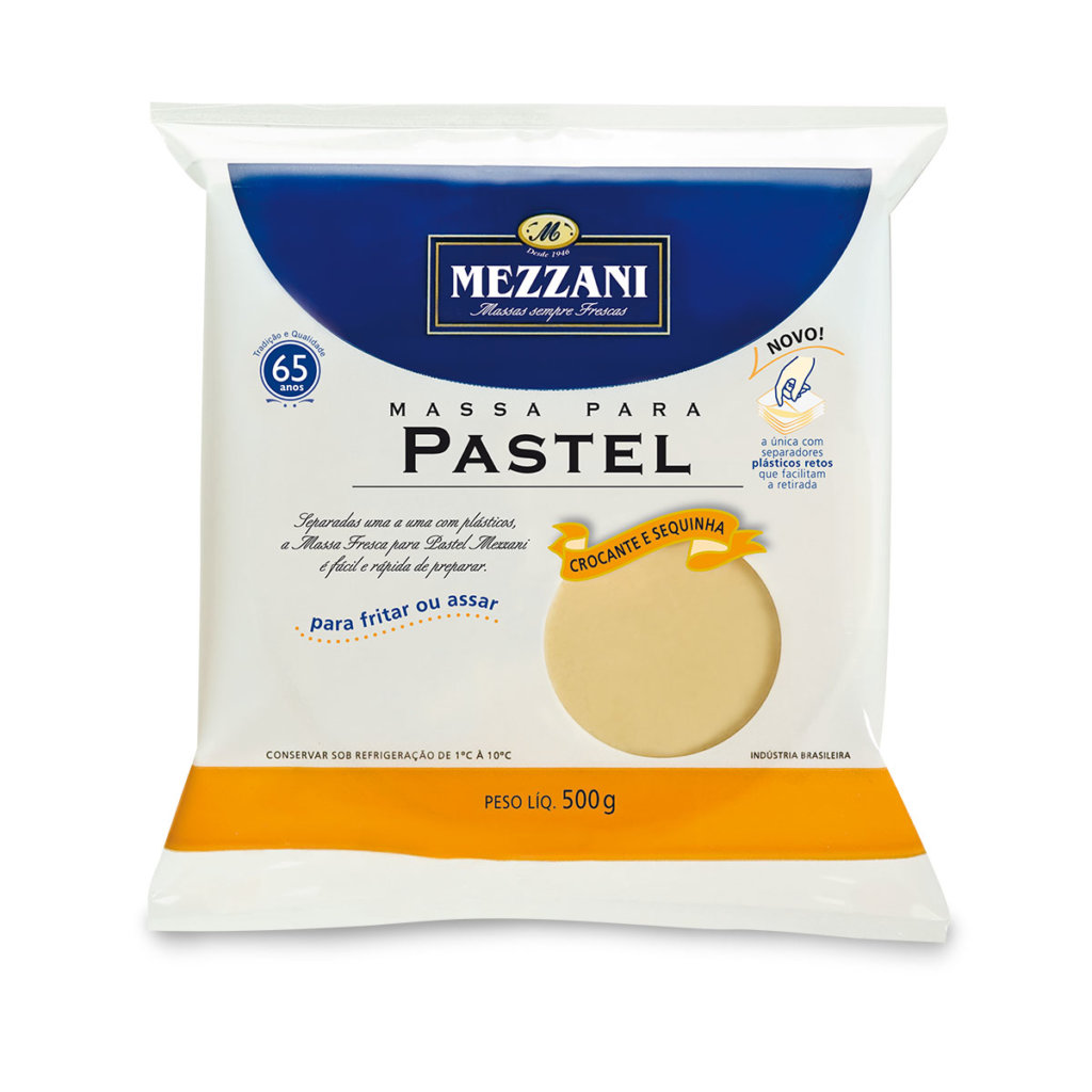 Massa Pastel Mezzani 500g