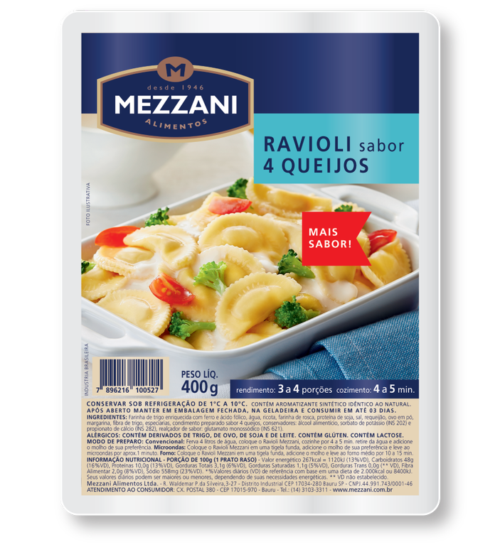 Ravioli Mezzani 400g