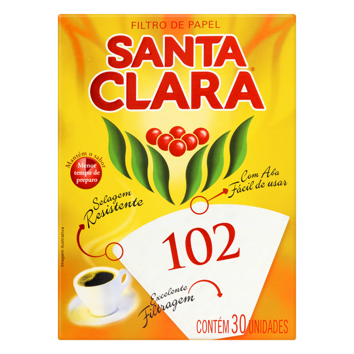 Filtro De Papel Santa Clara 102