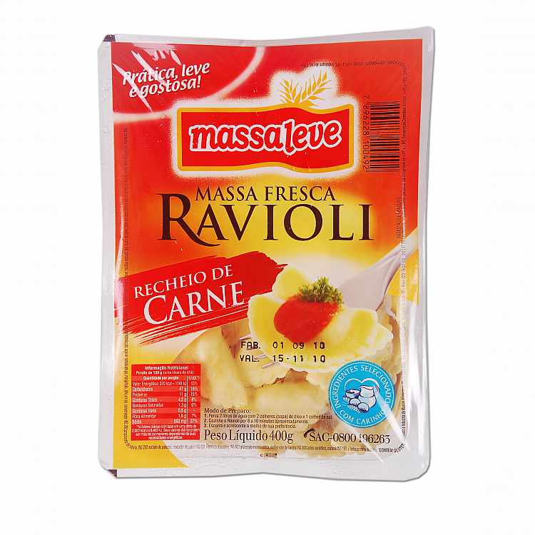 Ravioli Massa Leve 400g