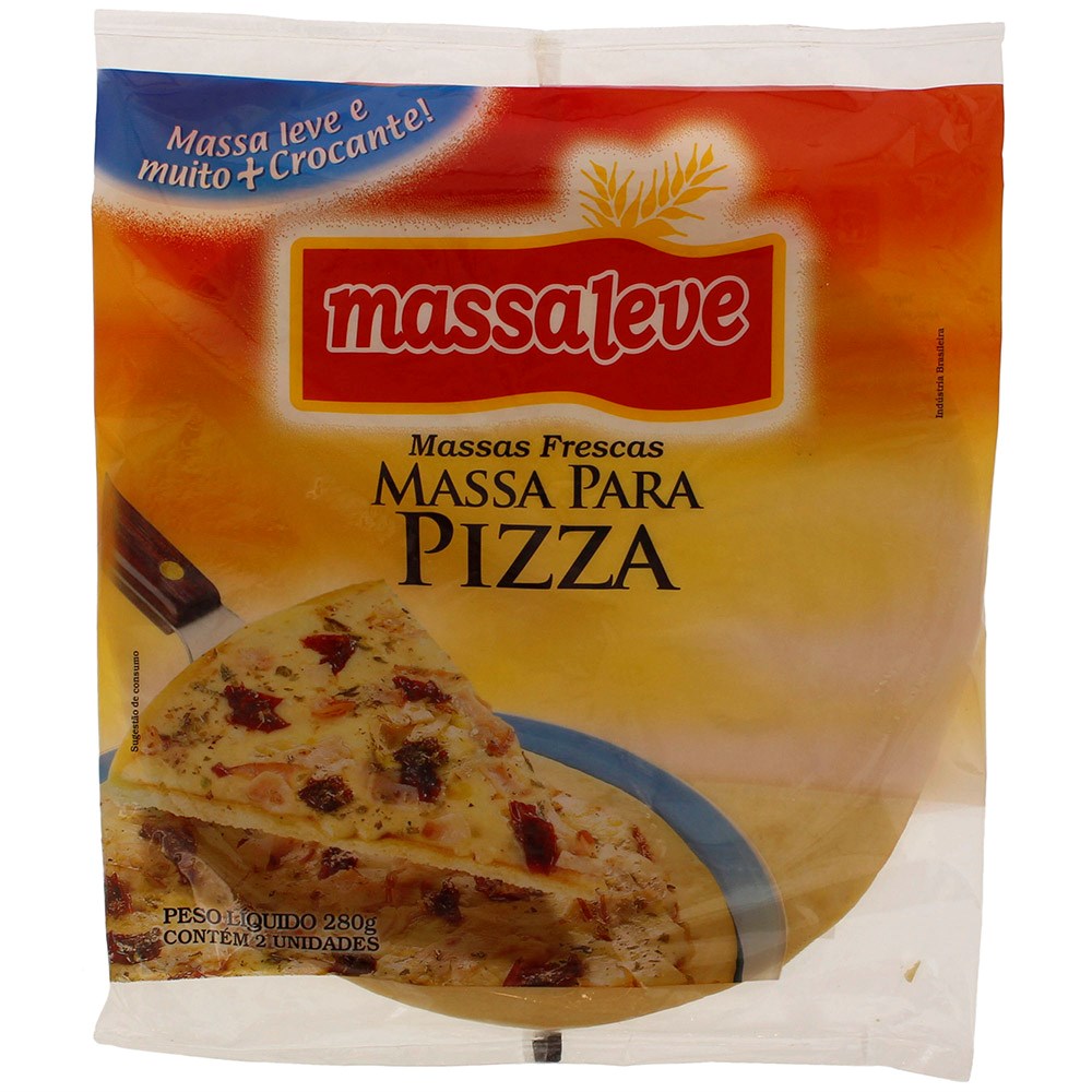 Massa P/ Pizza Massa Leve 280g
