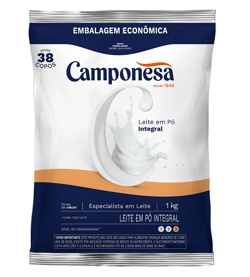 Leite Po Camponesa 1kg