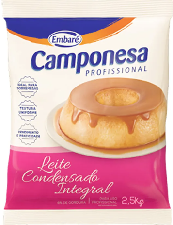 Leite Condensado Camponesa Sc 2,5kg