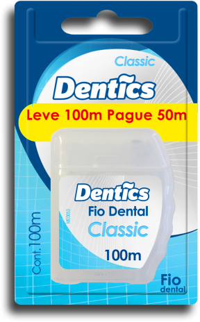 Fio Dental Dentics Lv100 Pg50m