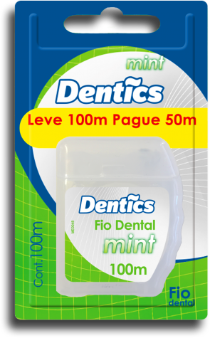 Fio Dental Dentics Lv100 Pg50m