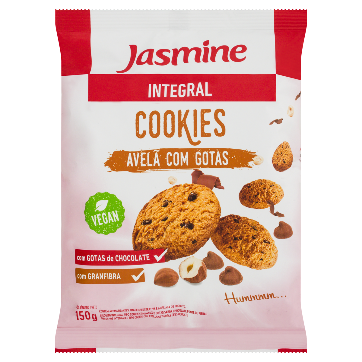 Biscoito Integral Cookies Jasmine 120g