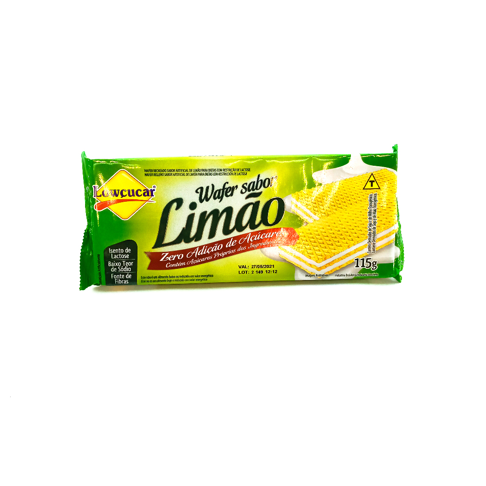 Biscoito Wafer Lowcucar 115g