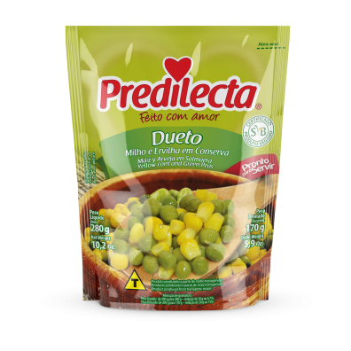 Dueto Ervilha e Milho Predilecta 170g