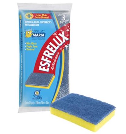Esponja Esfrelux C/3un