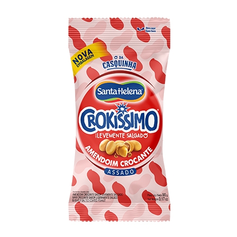 Amendoim Crokissimo Santa Helena 90g