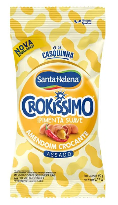 Amendoim Crokissimo Santa Helena 90g