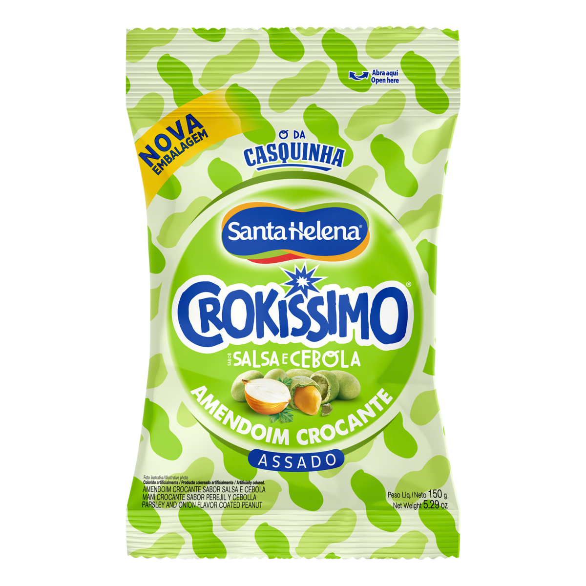 Amendoim Crokissimo Santa Helena 150g