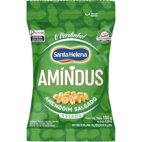 Amendoim Amindus S/Pele  Santa Helena 150g