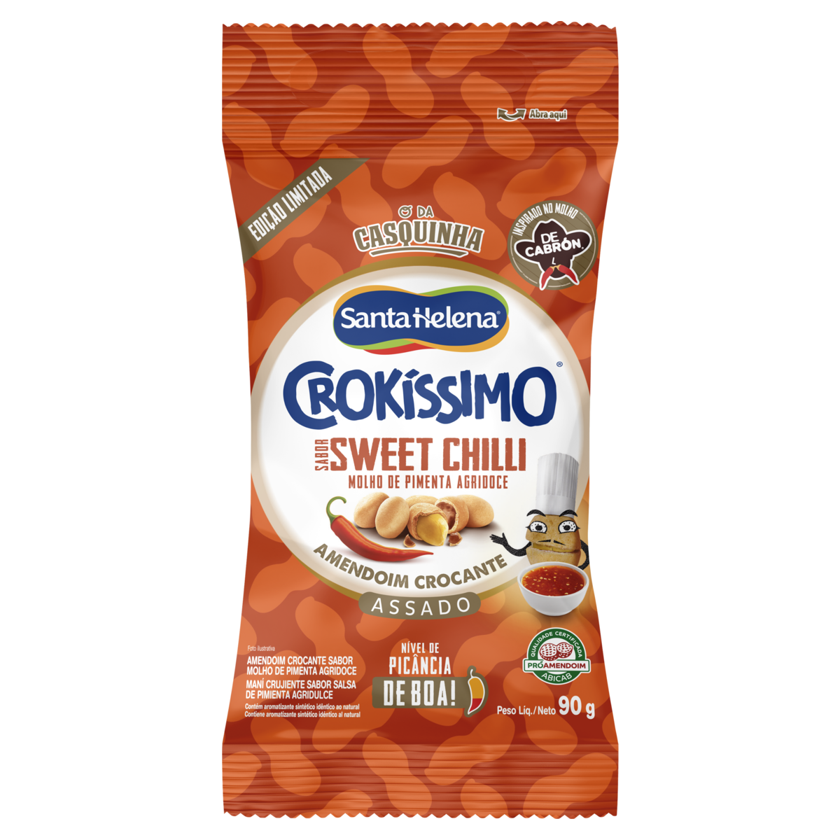 Amendoim Crokissimo Santa Helena 90g