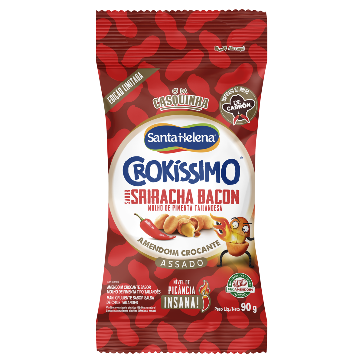 Amendoim Crokissimo Santa Helena 90g