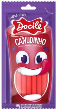 Bala Canudinho Docile 70g