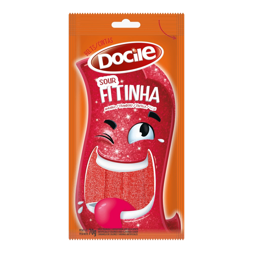 Bala Fitinha Docile 70g