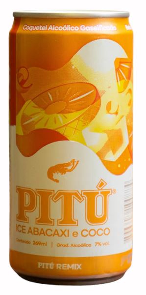 Aguardente Pitu Ice Lt 269ml