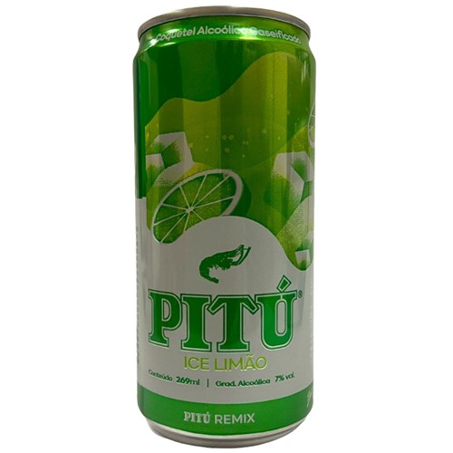 Aguardente Pitu Ice Lt 269ml