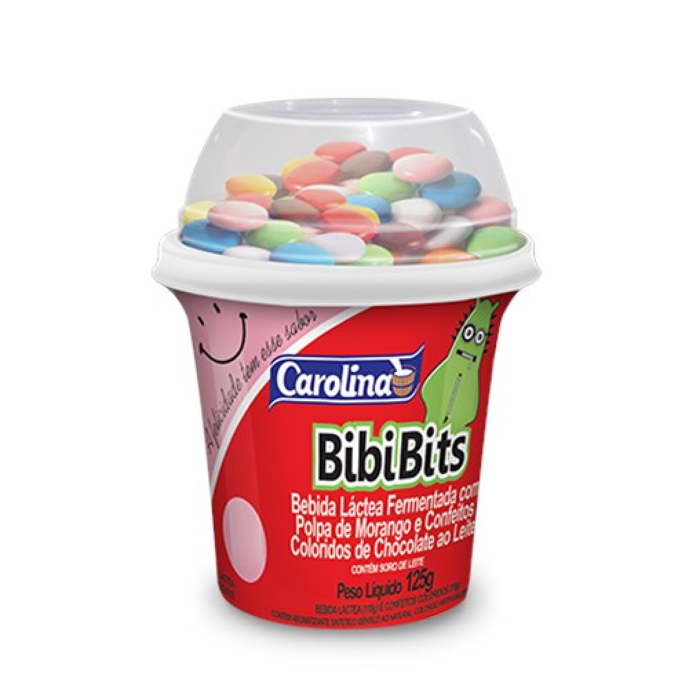 Bebida Lactea Bibi Bits Carolina Copo 125g