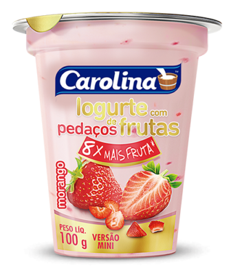 Iogurte Carolina Pedacos 100g