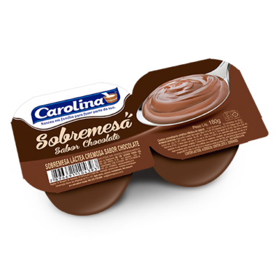Sobremesa Lactea Carolina Cremosa 180g