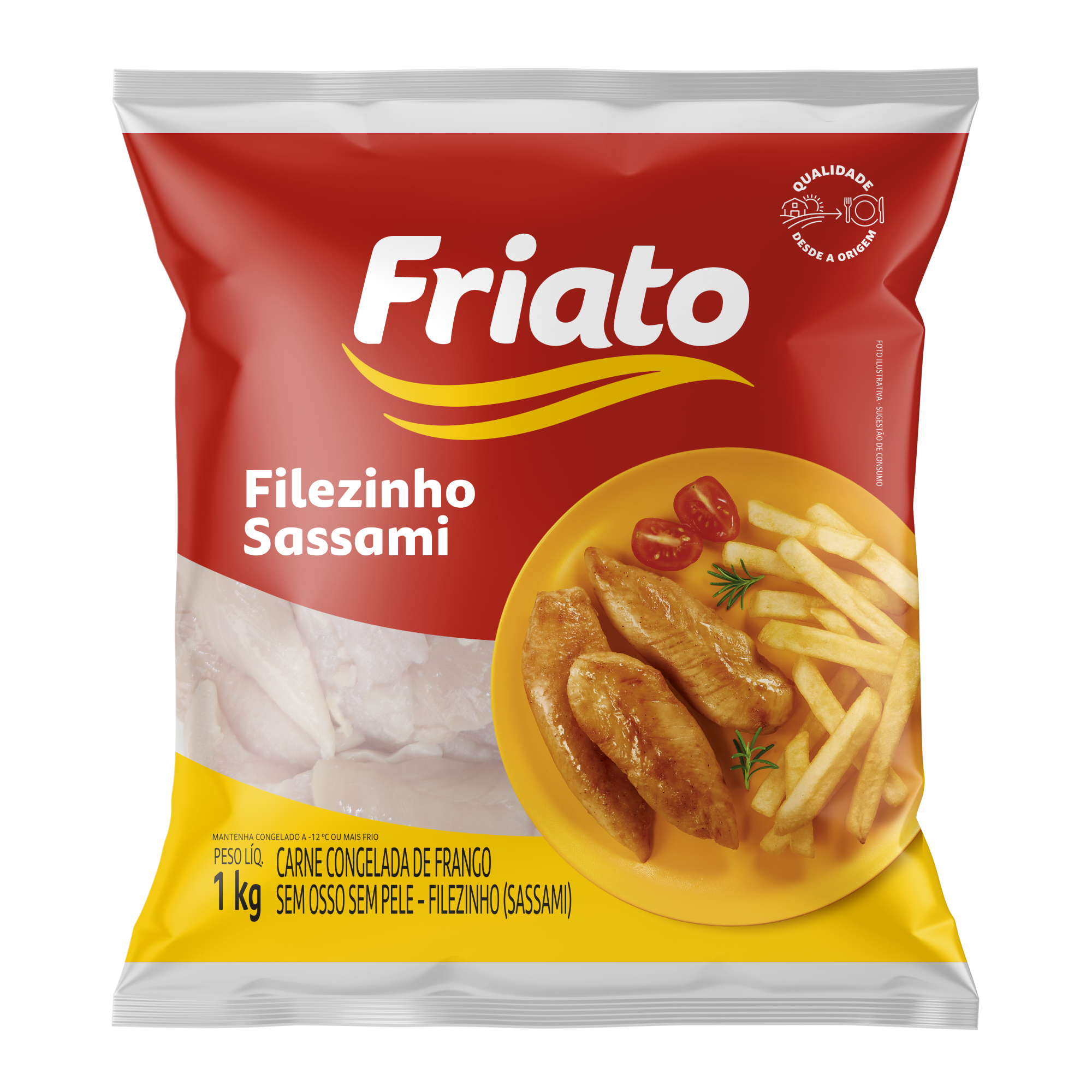Frango a Passarinho Friato Pct 1kg