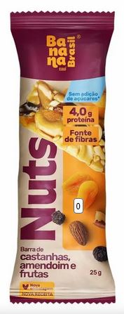 Barra Cereais Zero Nuts 25g