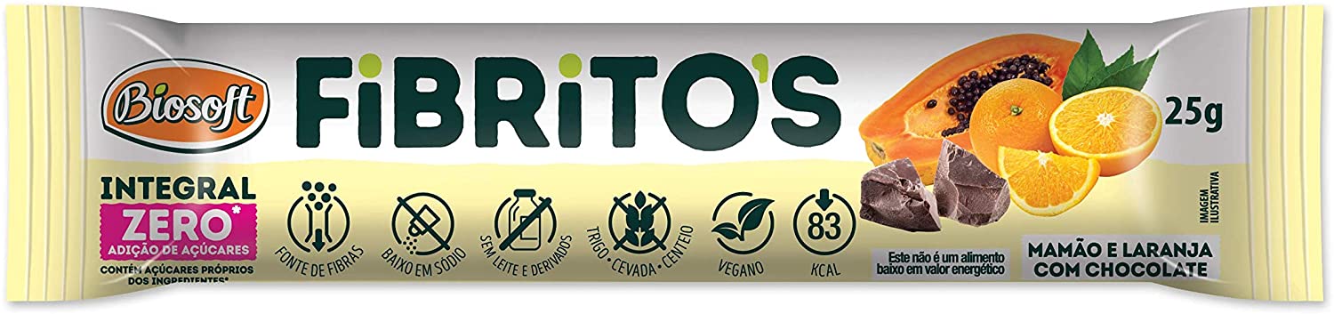 Barra Cereal Palito Zero Fibritos 25g