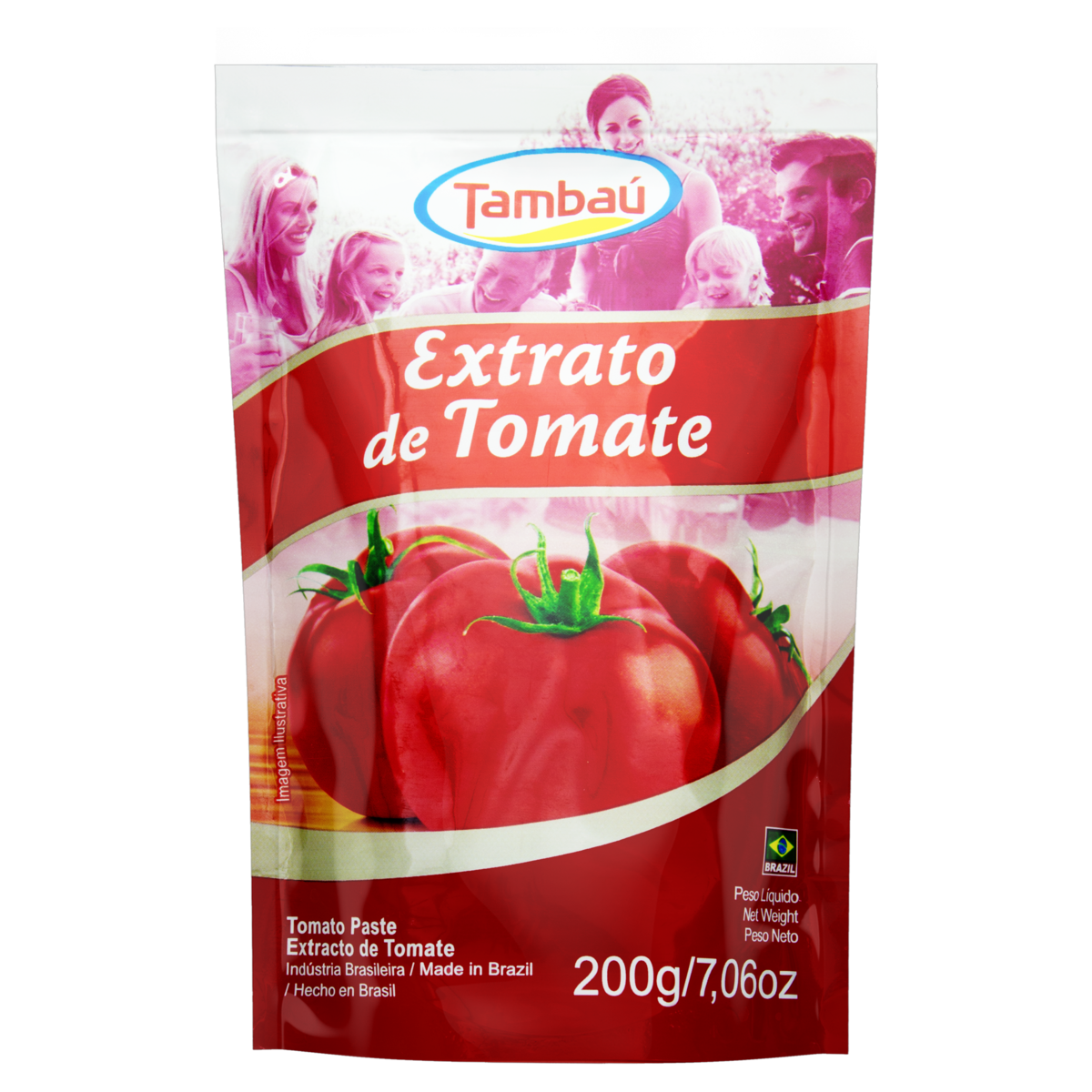 Extrato Tomate Tambau  Sache 200 G
