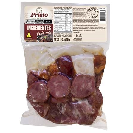 Ingredientes Para Feijoada Prieto 600g