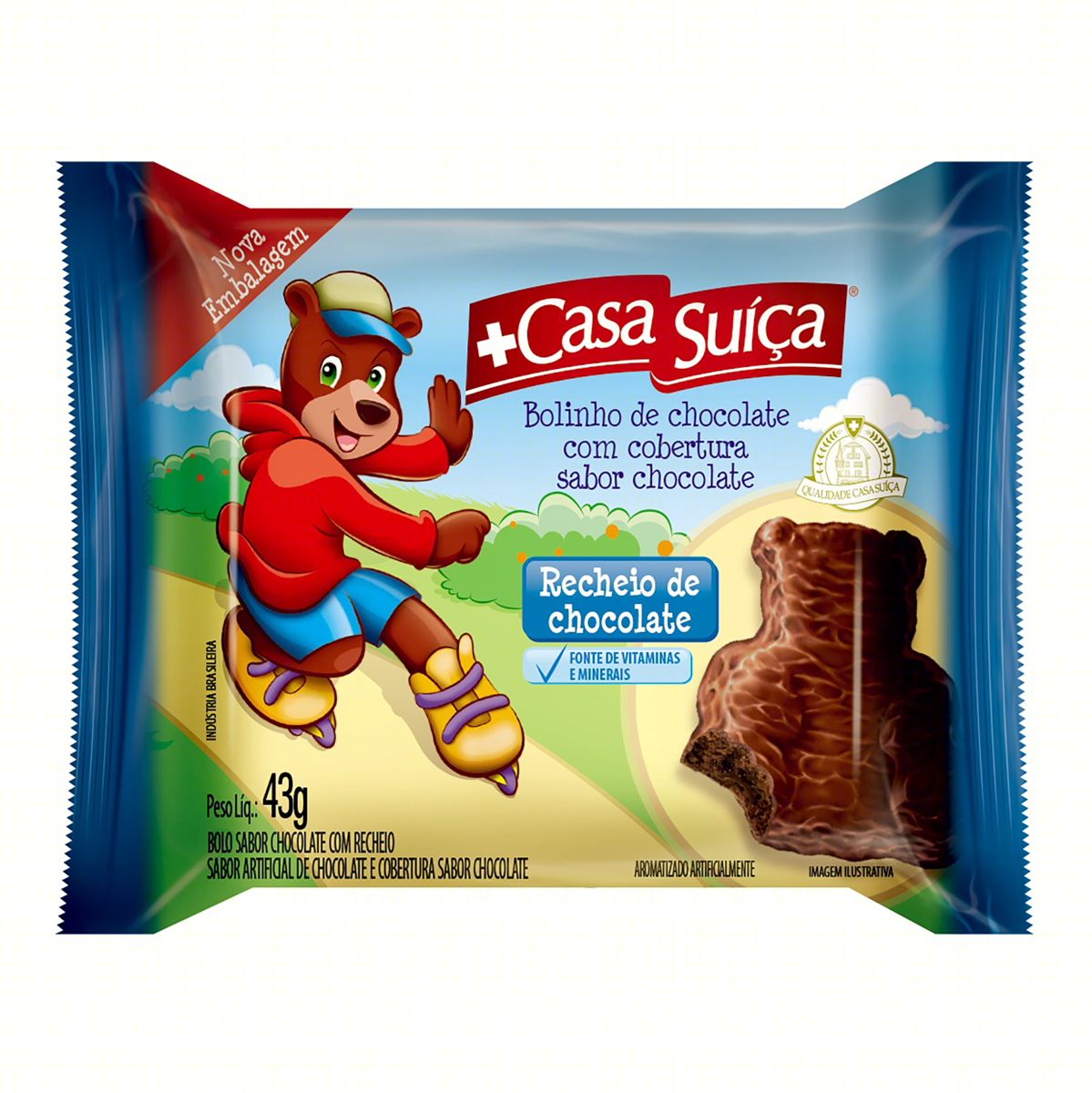 Bolinho Ursinho Casa Suica 43g