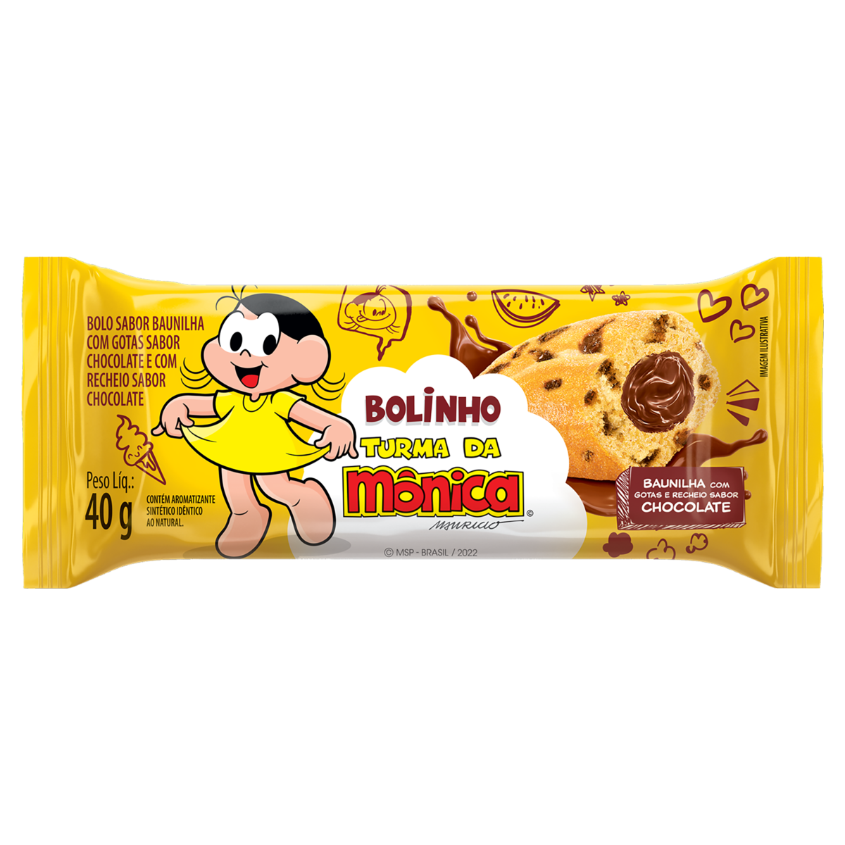 Bolinho Turma Da Monica 40g
