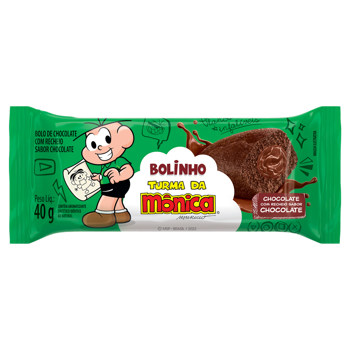 Bolinho Turma Da Monica 40g