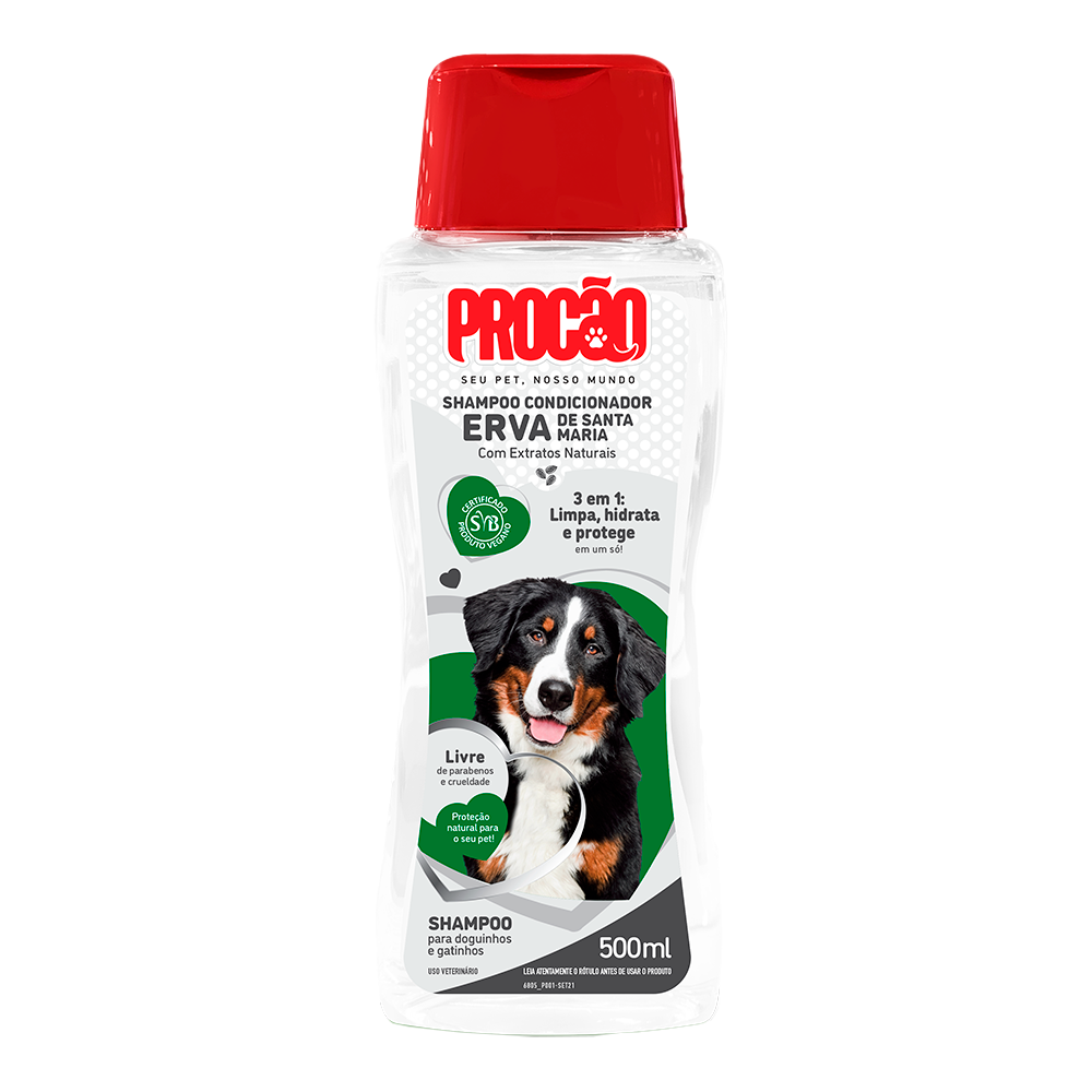 Kit Shampoo Condicionador Procao 500ml